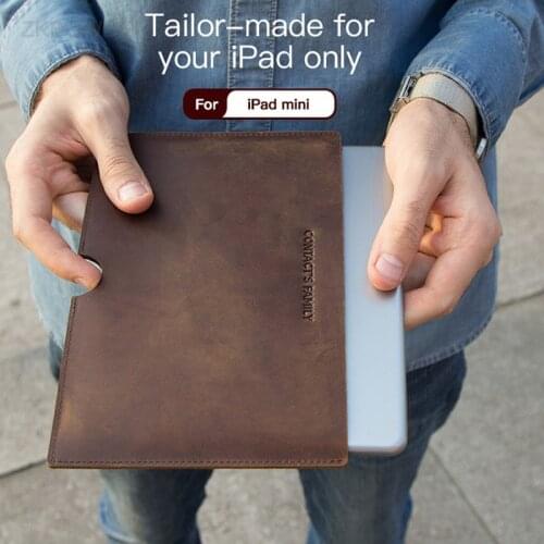 Tablet Pack for Apple iPad Mini 5 4 Air 3 2 1 9.7 inch Genuine Leather Tablet Case Portable Protective Sleeve Bags Pouch Cover