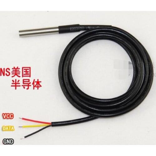 OEM length / LM35DZ temperature sensor 1 meter waterproof probe stainless steel waterproof temperature probe
