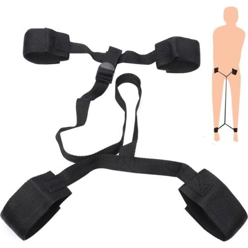 Erotic Sex Toys Games for Couples Woman Sexy Lingerie Handcuffs Ankle Cuffs for Sex Adult Bdsm Bondage Set Exotic Accessories