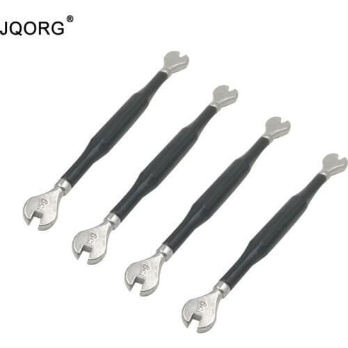 JQORG Spoke Wrench 14G&15G Double Size MTB Straight Pull Hubs' Spoke Wrench Cr Steel Material Bicycle Repair Tools Spoke Spanner