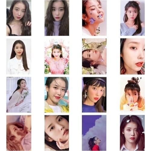 KPOPIU Regular Fifth Album LILAC Peripheral Random Small Card Postcard LOMO Card Uaena Album Card Lee Ji Eun On Sale