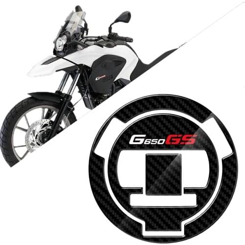 G650gs Tank Cap Cover 3D Carbon Motorcycle Sticker Fuel Cap Protector Decals Case For BMW G650GS G650 GS 2008