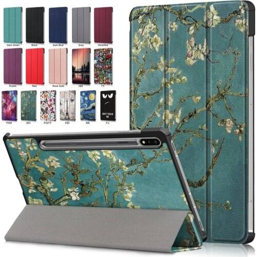 PU Leather Magnetic Case For Samsung Tab S7 11'' 2020 Case Flip Stand Tablet Folio Cover for Samsung Galaxy Tab S7 S 7 T870 T875