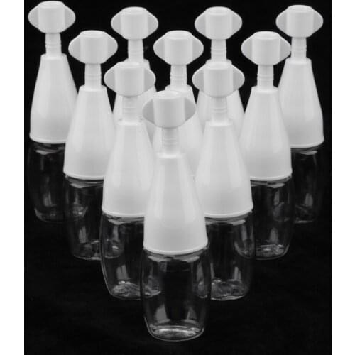10x Mini Empty Refillable Dropping Bottles for Essential Oil Perfume Liquids