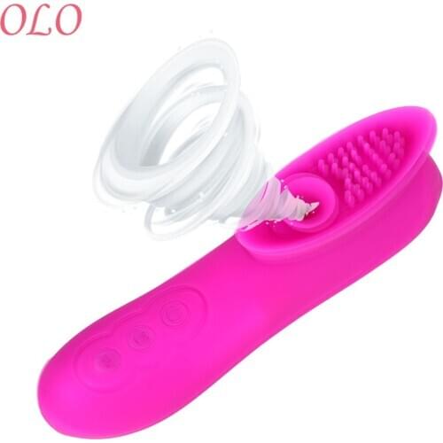 OLO Erotic Nipple Sucker Vibrator Female Masturbation Clitoris Stimulation G-spot Vagina Massager Sex Toys for Women 12 Mode
