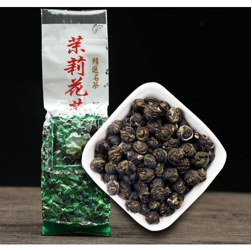 Organic Jasmine Flower/ Tea 2021 Year Jasmine Pearls Natural Fresh Jasmine Dragon-Balls The Health Care Green-Tea