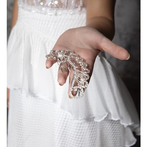 Luxury Handmade Wedding Crown Hair Jewelry Bridal Headpiece Crystal Tiaras Bride Party Crowns Wedding Hair Accessories