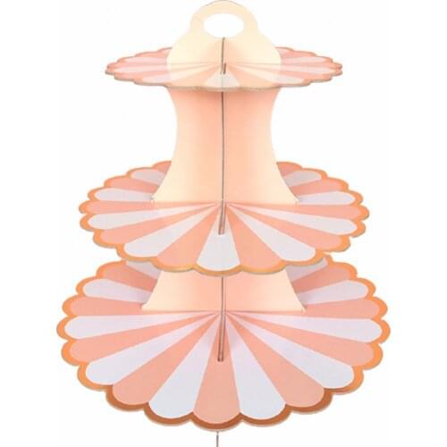 Detachable Convenient Strong Construction Stylish Cake Holder Stand Long Lasting Dessert Holder Plate Durable for Banquet