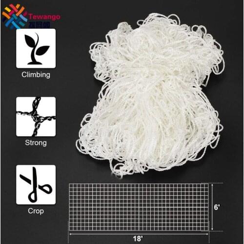 5x15ft 5x30ft 5x60ft Trellis Netting Nylon Garden Plants Climbing Net Gourd Tomato Vine Flower Support Growing Netting