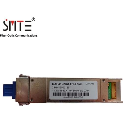 Sumitomo SXP3102DA-H1-F550 11.1G-1533.47NM-80km-SM-XFP DWDM ESFP Fiber Optical Module