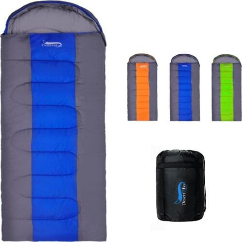 Desert&Fox Warm Sleeping Bags for Camping 4 Seasons Adult Kids Sleeping Bag Hiking Backpacking Travel with Compression Sack