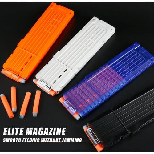 12-18 Orange Reload Clip For Nerf Magazine Round Darts Replacement Toy Gun Soft Bullet Clip For Nerf Blaster arma de brinquedo