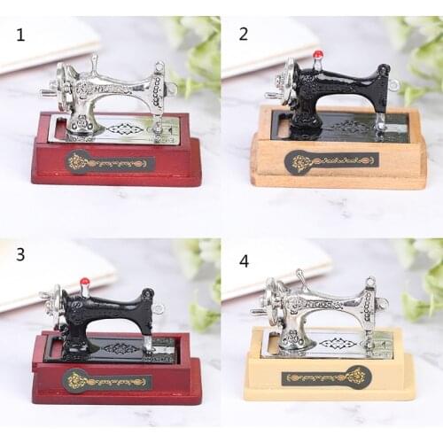 1Pcs 1:12 Dollhouse Miniature Furniture Sewing Machine Tailor Toy Doll House Decor