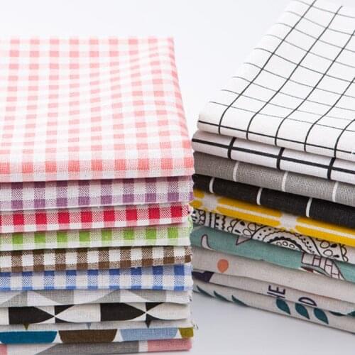 100x150cm Printed Cotton and Linen Blend Fabric by Meter DIY ins Style Pillow Tablecloth Tissue