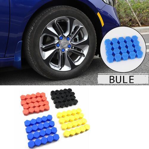 20pcs car wheel bolt screw protection cover for Mitsubishi ASX Outlander Lancer Colt Evolution Pajero Eclipse Cross Grandis Zing