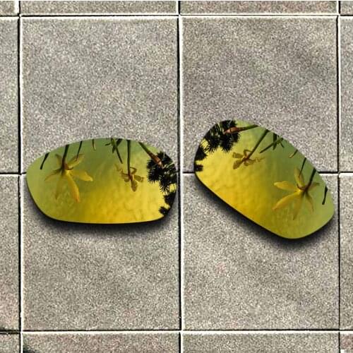 24K Gold Polarized Sunglasses Replacement Lens for-Oakley Straight Jacket 2007 Frame 100% UV Protection Good Fitness