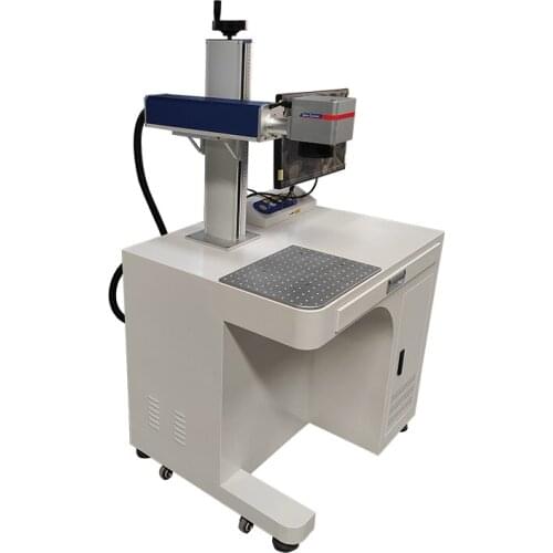 Free shipping 50w fiber laser cutting machine Raycus 300*300mm marking area engraving on metal