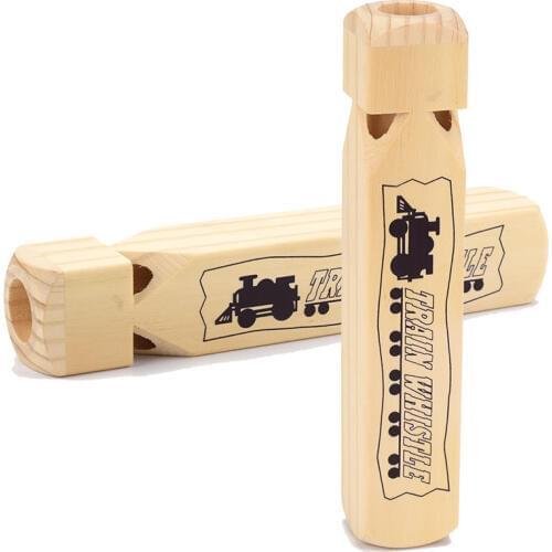 Children train di Whistle Parent-Child AIDS Wooden Musical Instrument Wooden Whistle Preschool Education Puzzle Toys