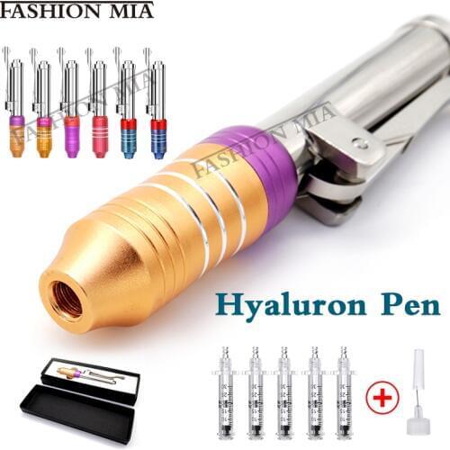 Hyaluronic Acid Filler Pen 0.3ML Meso Lip Injection Pen For Lip Augmentation Dermal Filling Serum Gold Mesotherapy Injection Gun