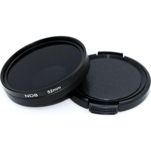 3 in 1 52mm circular ND8 ND16 ND32 neutral density filter For Xiaomi Yi Xiaoyi 2 4K 4K+ xiaomi yi lite yi display action camera