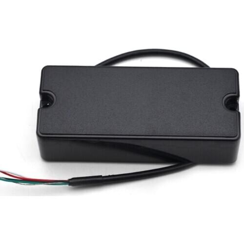 Sealed Soapbar 2 Hole Bass Guitar Pickup 6 String Double Coil Humbucker Pickup 114*37.5mm Ceramic Magnet Bass Guitar Accessories