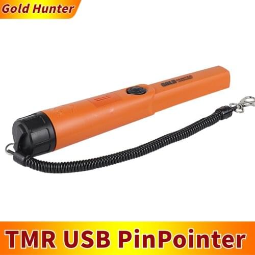 Gold Hunter TMR USB rechargeable metal detector pinpointer IP68 waterproof handheld gold metal detector