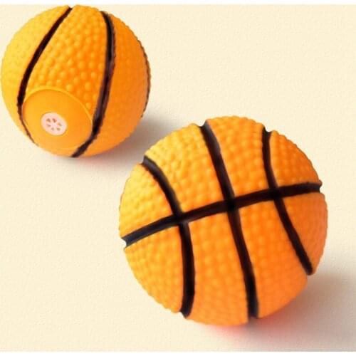 Pet Toys For Dog Sound Ball Squeaky Dog Toys For Puppies Squeak Sound Ball Rubber Cheap Interactive Brinquedo Cachorro