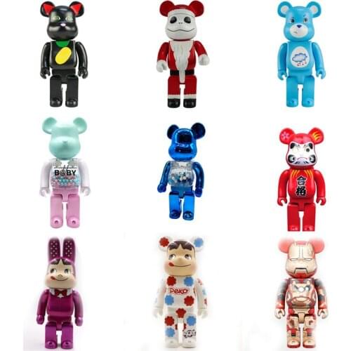 Collections Model Toys Action Figure Decorations Statue Bear Dolls Brick Street Art 400% Bear Vinyl Doll
