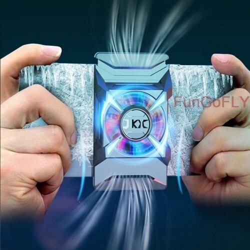 Mobile Phone Cooling Fan Cell Phone Game Cooler Gaming Accessories Gamepad Holder Gamer Fast Cooling Radiator Stand Case Coolers