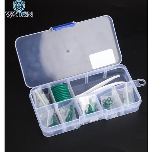 WADSN Airsoft Magazine Fluorine Rubber O Ring Set For GBB Glock Kublai P1 Water Gel Beads Blaster Green Hunting Accessories