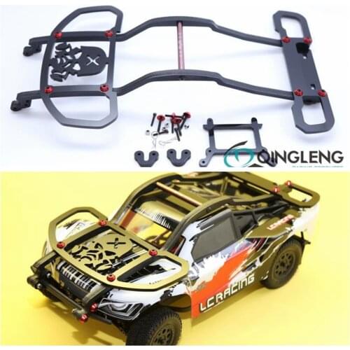 Nylon roll cage shell body protection for 1/14 LC RACING EMB-SCT Rc Car