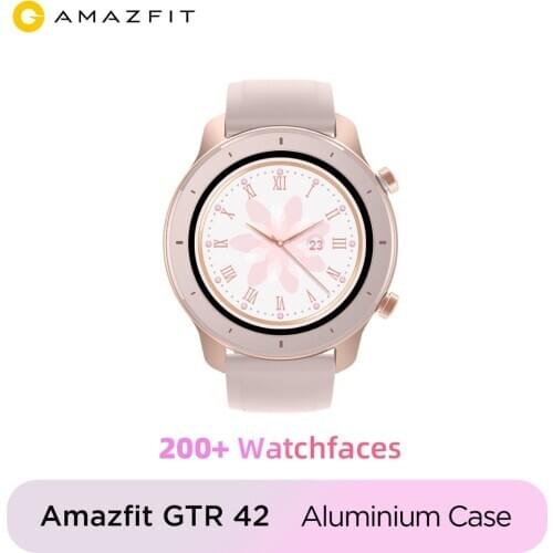 New Global Version New Amazfit GTR 42mm Smart Watch 5ATM Smartwatch 12 Days Battery Music Control For Android IOS phone