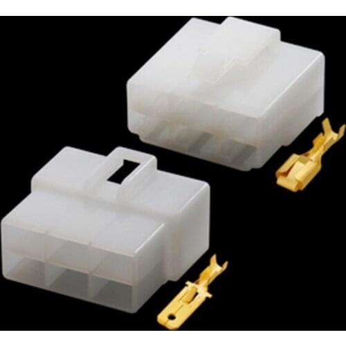 New 6 Pin DJ7061-6.3-11/21 ABS Plastic Electrical Wire Connectors Plug Male female Automobile Connector
