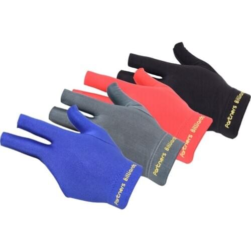 New Billiards Three Fingers Glove Snooker Glove Special High Grade Fingerless Billiard Gloves Sports Equipment Free Size