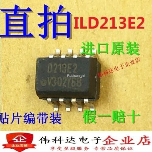 New ILD213E2 D213E2 SMD SOP8 optocoupler isolator imported original fake one lose ten