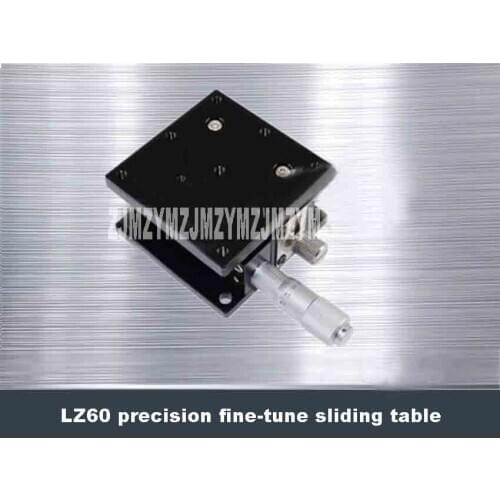 Optical Z-Axis LZ60 High-precision Micrometer Fine-tune Displacement Platform Slide Table Stage Level Lifter 20.4N(3kgf) 60*60mm