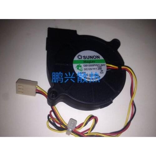 Original SUNON GB1205PHV1-8AY 5015 12V 1.2W 5cm 3 wire magnetic suspension bearing cooling fan