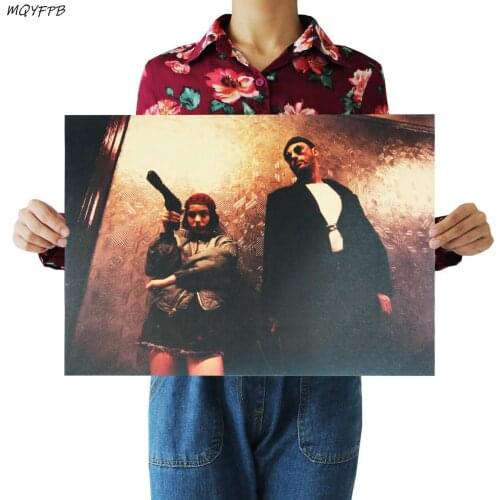 Movie The Professional Lon Kraft Paper Poster Home Room Bedroom Wall Decoration Painting Core 50.5x35cm
