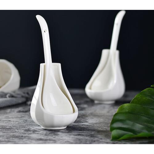 Kitchen Spoon shelf, commercial hot pot shop, spoon shelf, spoon bracket, tableware storage box, ceramic household