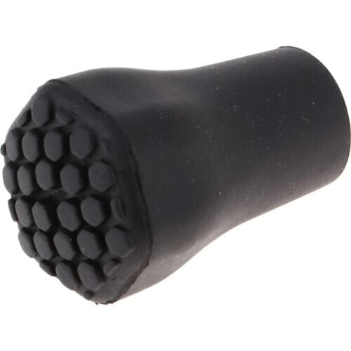 Durable Rubber Replacement Tips Feet Paws Caps for Trekking Poles - Outdoor Camping Hiking Climbing Walking Canes Accessories