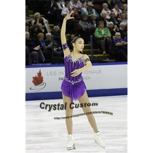 Professional Custom Figure Skating Dress For Women With Spandex Graceful New Brand Ice Skating Dress Kids DR3293