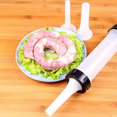 Manual Small Sausage Filling Device Stuffer Machine Manual Sausage Maker Meat Stuffer Filler Fast Sausage Filling Kitchen Tool