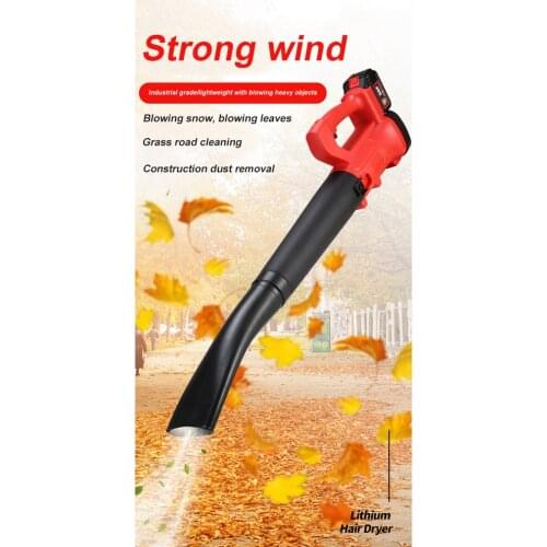 Garden Cordless Blower Vacuum Clean Blower for Dust Blowing Dust Computer Collector Hand Operat Power Tool for Li-ion Battery