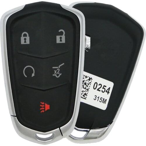 CN030008 Aftermarket 5 Button Smart Key Control For 2016 Cadillac SRX With 315Mhz FCC ID HYQ2AB