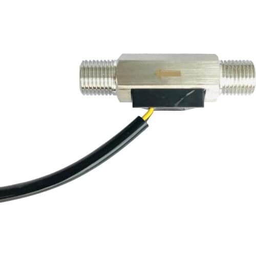 SUS304 1/4" BSP USS-HS41TA Ultisolar Hall Effect Flow Sensor Water 0.5-3.5L/min OD Plug 2% error Ultisensor Turbine Flowmeter