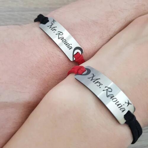 Ufine heart Couple pendant stainless steel fashion bracelet For Women velvet Leather 18 colors for choose drop shipping