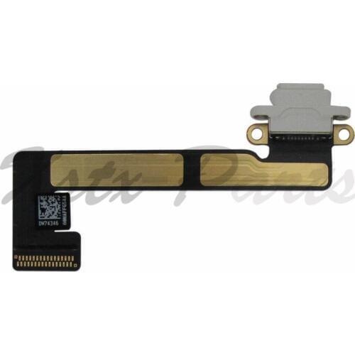 50PCS White / Black Replacement Charging Port Dock Connector Flex Cable Ribbon Part For Ipad Mini 2 3 mini2 mini3