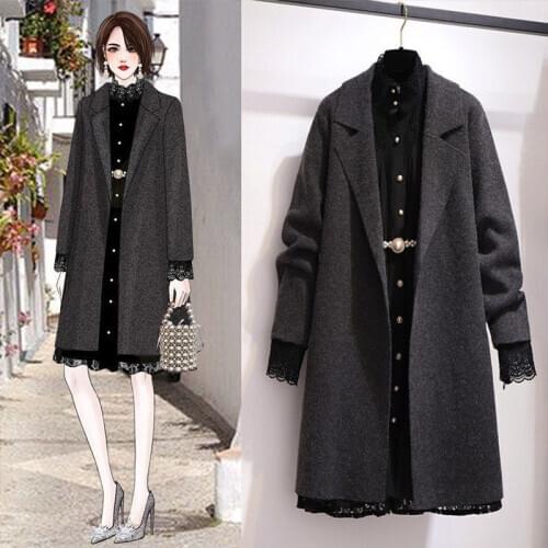 Good Quality Plus Size Ladies Ladies Temperament Dress Suit 2020 Two-piece Coat Jacket