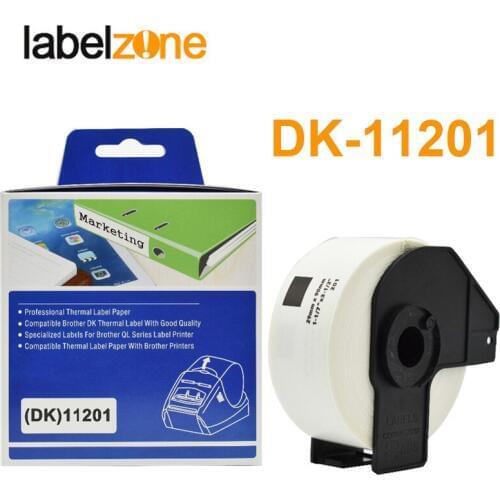1Rolls DK-11201 29mm*90mm die-cut Thermal Paper Compatible for Brother Label Printer White Paper DK11201 DK 201 DK201