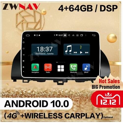 128G Carplay 2 Din For Honda Accord 10 2018 2019 Android10.0 Screen Multimedia Player Audio Radio GPS Navi Head Unit Auto Stereo